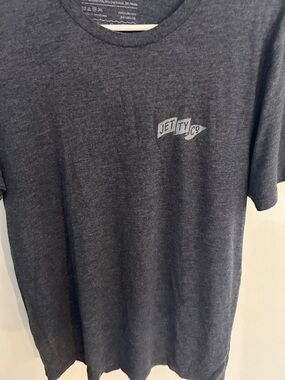 Jetty Co. Men's Short Sleeve Crew Tee in Charcoal